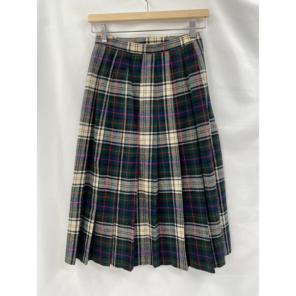 Pendleton Vintage Miss plaid wool fall midi skirt - Picture 2 of 3